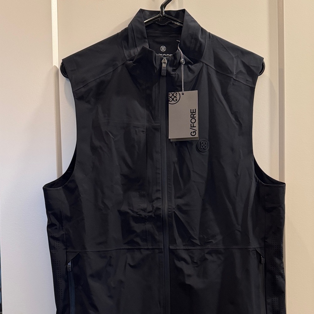 G/FORE Men's Midnight Black Vest